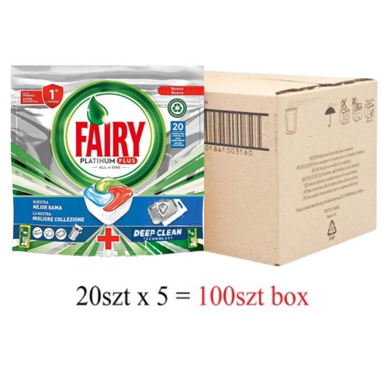 Fairy 20szt x5/ 100szt Platinum Plus Fresh box[GB]