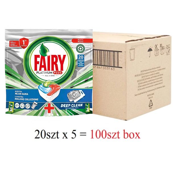 Fairy 20szt x5/ 100szt Platinum Plus Fresh box[GB]