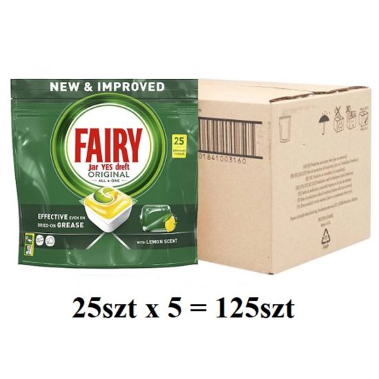 Fairy 25szt x5/ 125szt All in One Lemon box [MULT]
