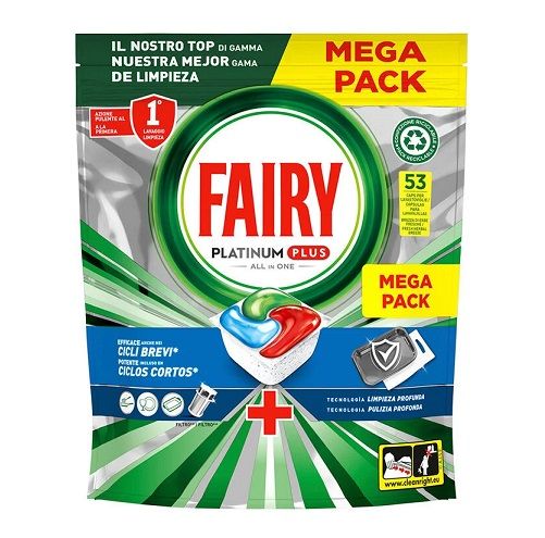 Fairy 53szt Platinum Plus do zmywarki (4)[ES]