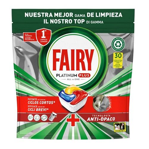 Fairy 30szt Platinum Plus Lemon do zmywarki(6)[ES]