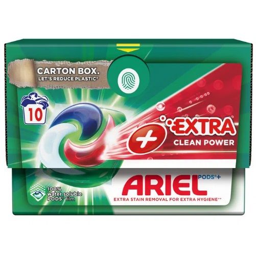 Ariel 10szt 3w1 Extra Clean kapsułki karton(4)[PL]