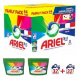 Ariel 2x 32szt/ 64szt 3w1 Color kapsułki [FR]
