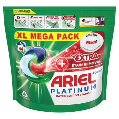Ariel 44szt Platinum Extra Stain kapsułki (3)[GB]