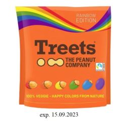 Treets 300g Rainbow orzeszki w czekoladzie (20)[D]