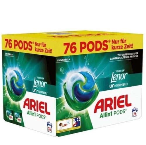 Ariel 2x38szt/ 76szt kapsułki karton (disp)[D]