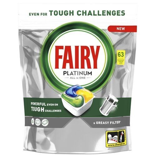 Fairy 63szt Platinum Lemon do zmywarki (4)[GR,IL]
