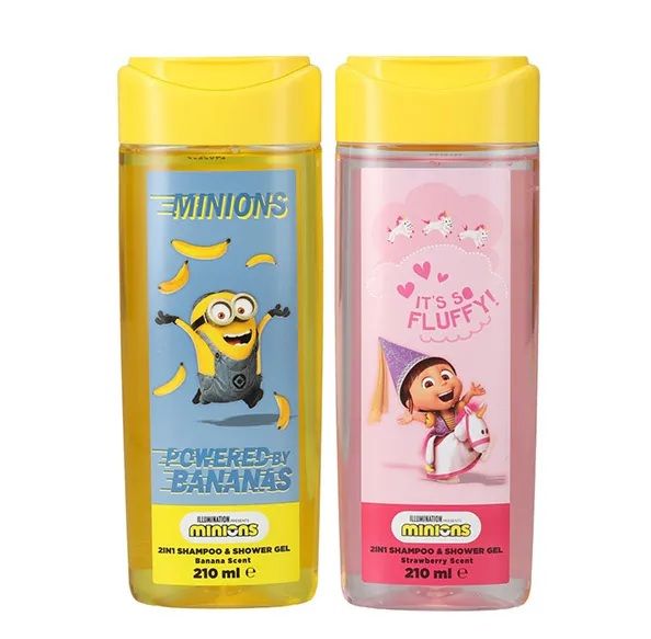 Minions 210ml 2w1 szampon+żel p/prysznic (12)[MUL]