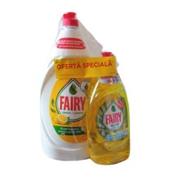 Fairy zestaw 450ml+ 1,2L Lemon do naczyń (6)[MULT]