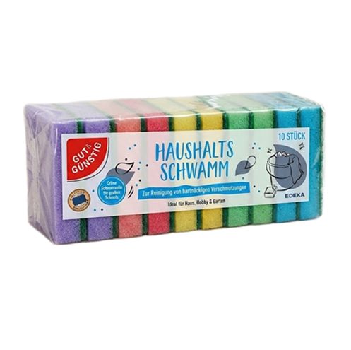 G&G 10szt Haushalts Schwamm zmywaki kolor (18)[D]