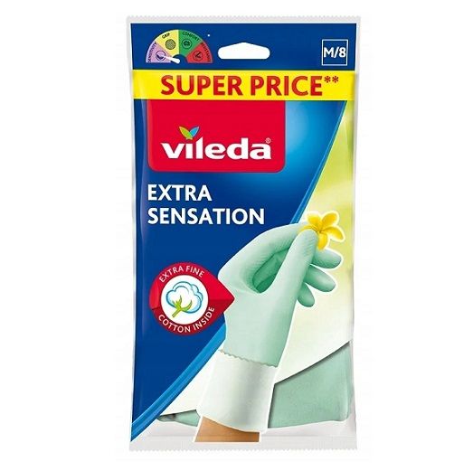 Vileda Extra Sensation rękawice guma r.M(12)[MULT]