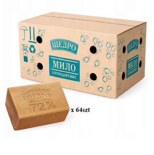 Schedro 64szt x 180g naturalne szare mydło (UA)