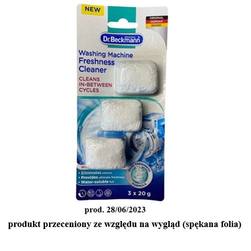 Dr.Beckmann 3szt czyścik do pralki (12)[GB]