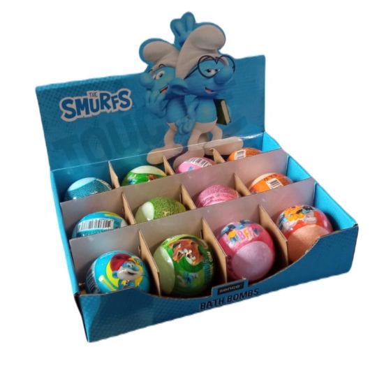 Smurf 100g Bath Bomb kula do kąpieli (d12/24)[NL]