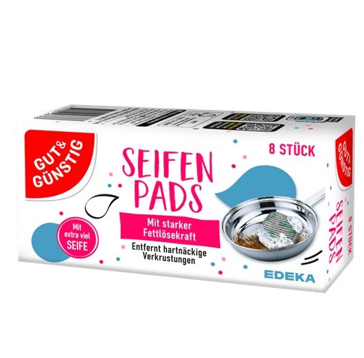 Edeka 8szt Seifenpads gąbki czysz garnków EP(12)D]
